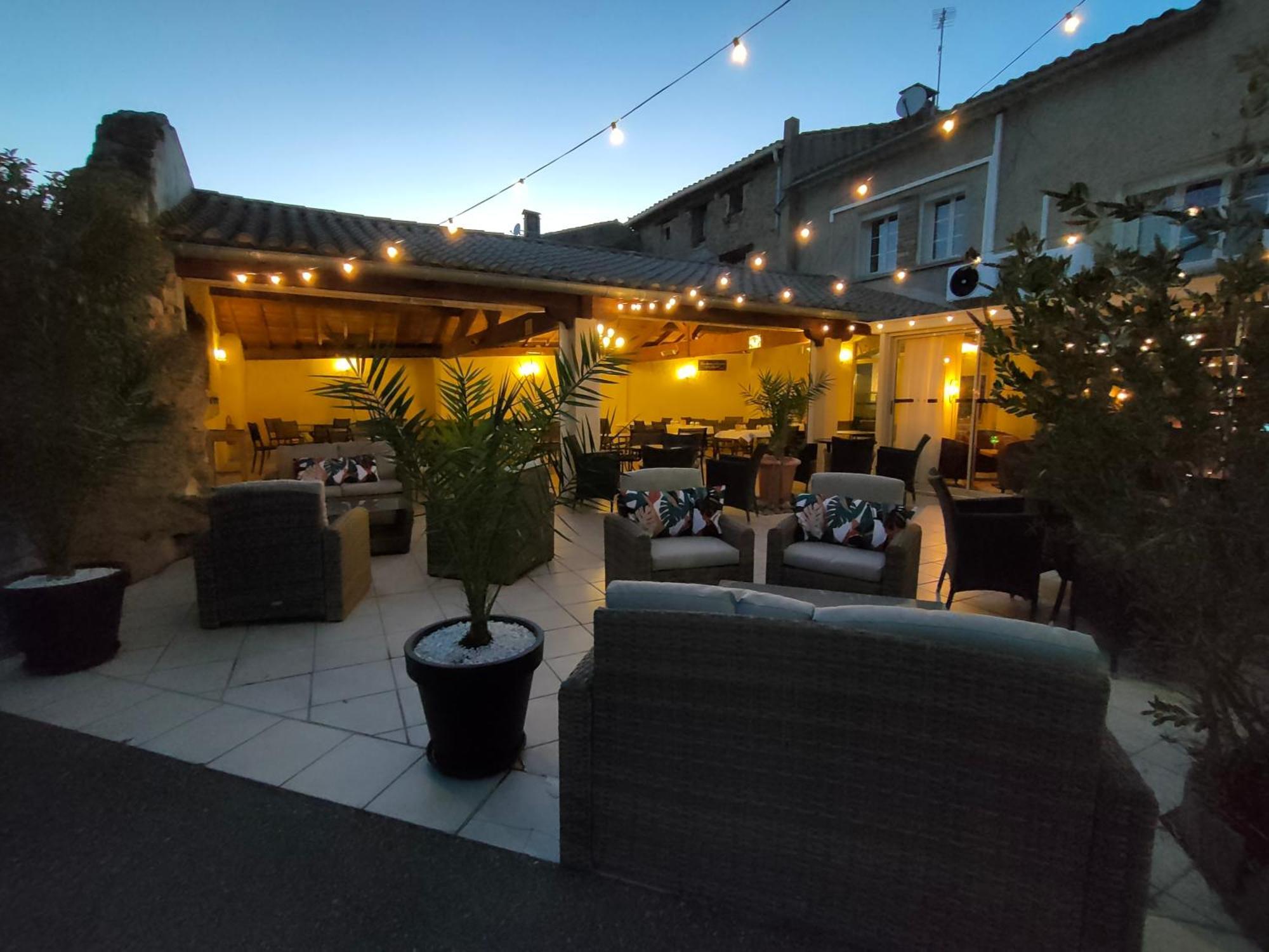 Hotel Restaurant L'Art Des Mets By Cote Jardin Conilhac-Corbieres Exterior photo